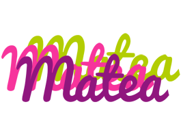 Matea flowers logo