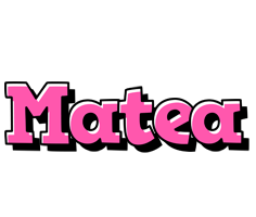 Matea girlish logo