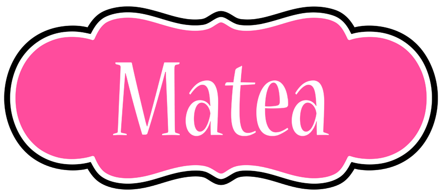 Matea invitation logo