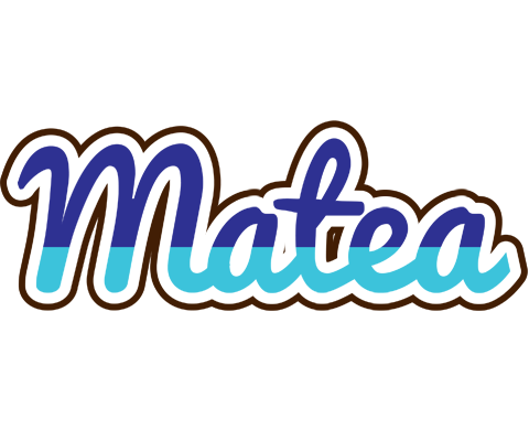 Matea raining logo