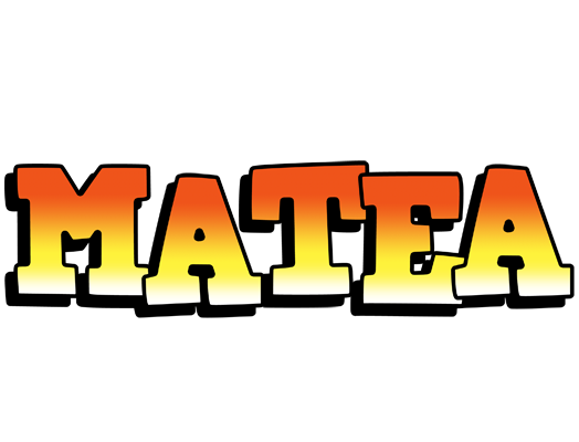 Matea sunset logo
