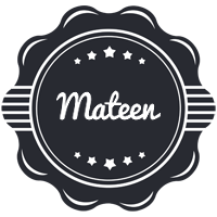 Mateen badge logo