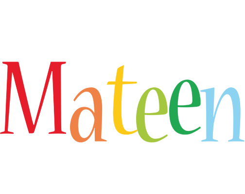 Mateen birthday logo