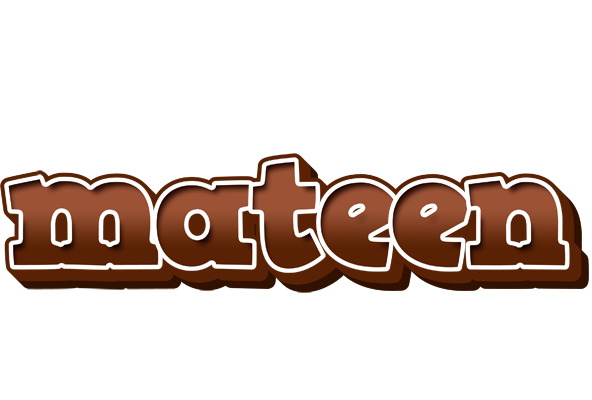 Mateen brownie logo