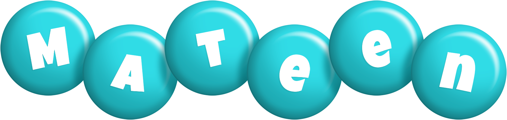 Mateen candy-azur logo