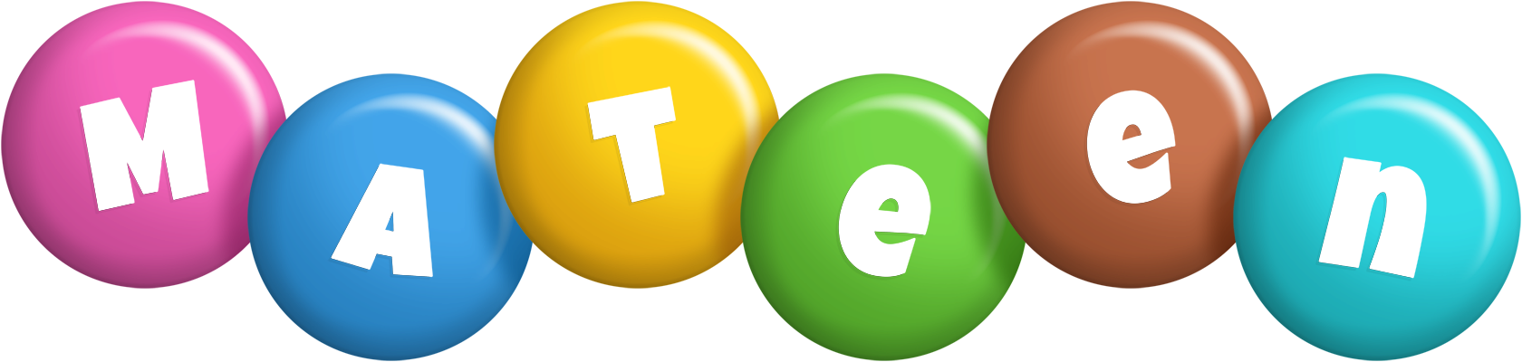Mateen candy logo