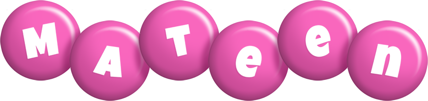 Mateen candy-pink logo