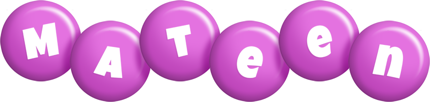 Mateen candy-purple logo