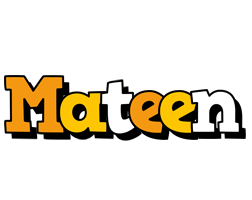Mateen cartoon logo