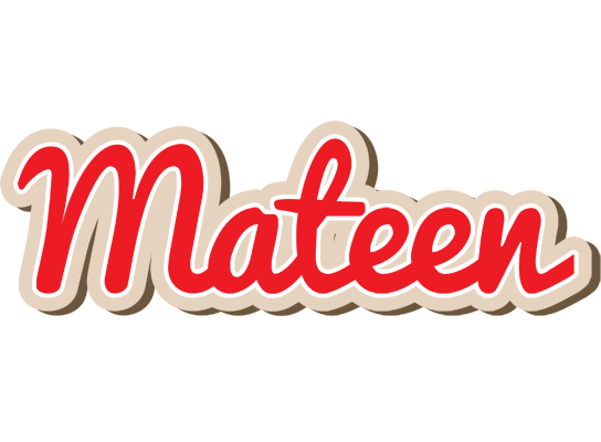 Mateen chocolate logo