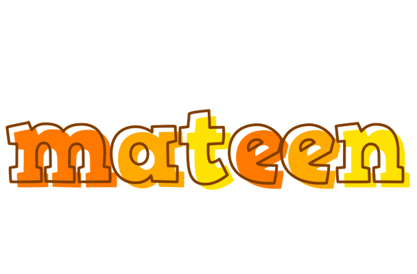 Mateen desert logo