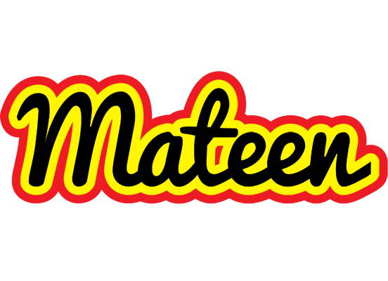 Mateen flaming logo