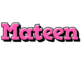 Mateen girlish logo