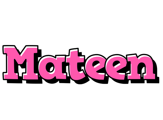 Mateen girlish logo