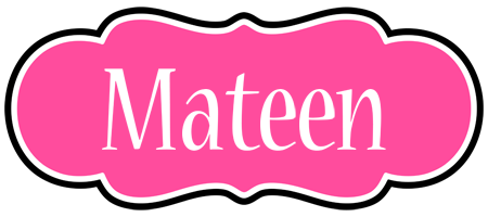 Mateen invitation logo