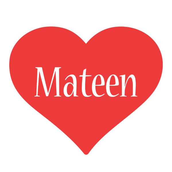 Mateen love logo