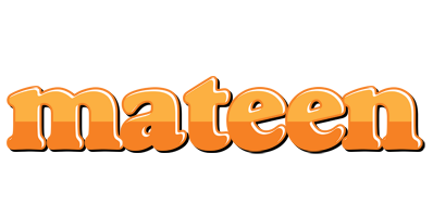 Mateen orange logo