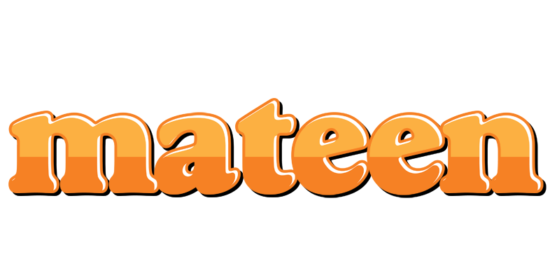 Mateen orange logo