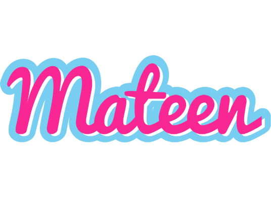 Mateen popstar logo
