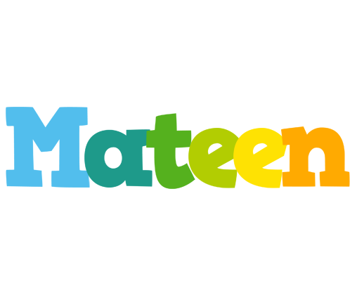 Mateen rainbows logo