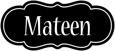 Mateen welcome logo