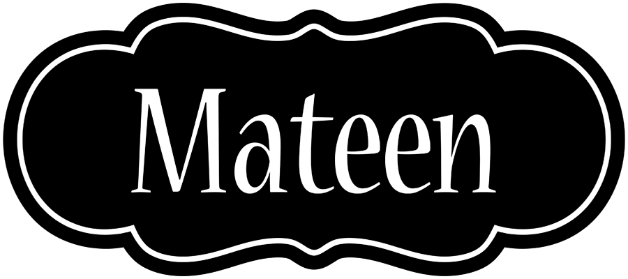 Mateen welcome logo