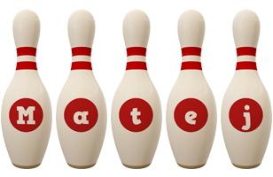 Matej bowling-pin logo