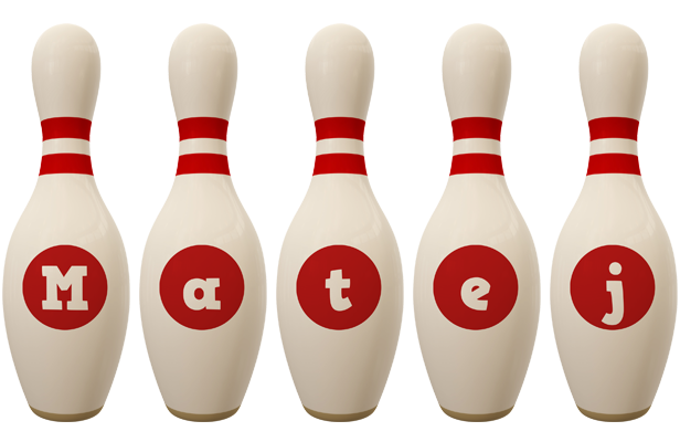 Matej bowling-pin logo