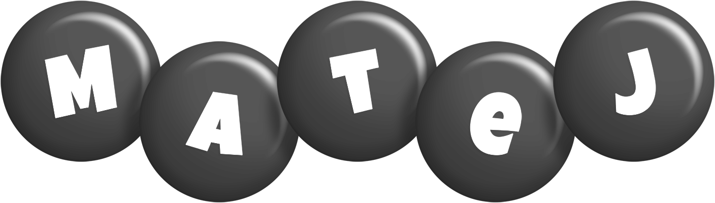 Matej candy-black logo