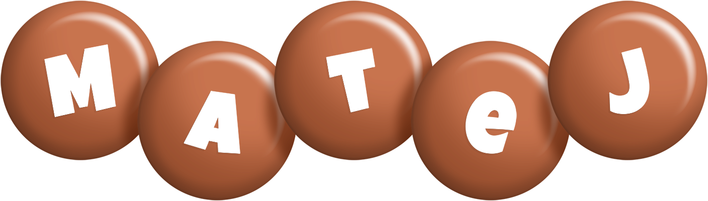 Matej candy-brown logo