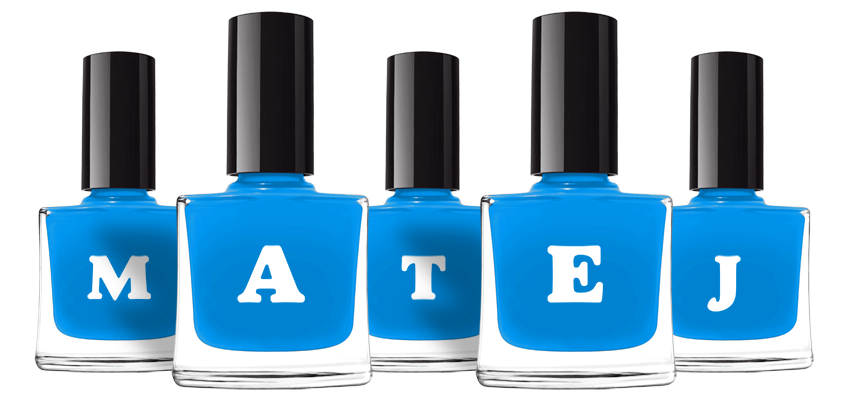 Matej glossy logo