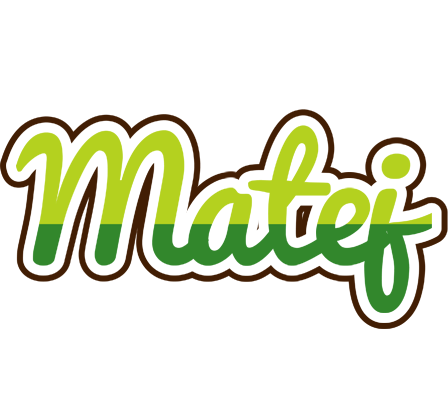 Matej golfing logo