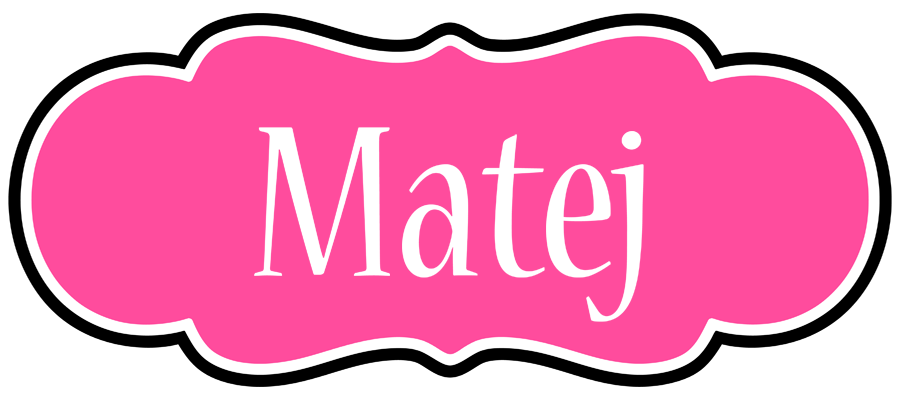 Matej invitation logo