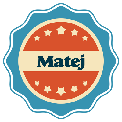 Matej labels logo