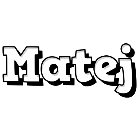 Matej snowing logo