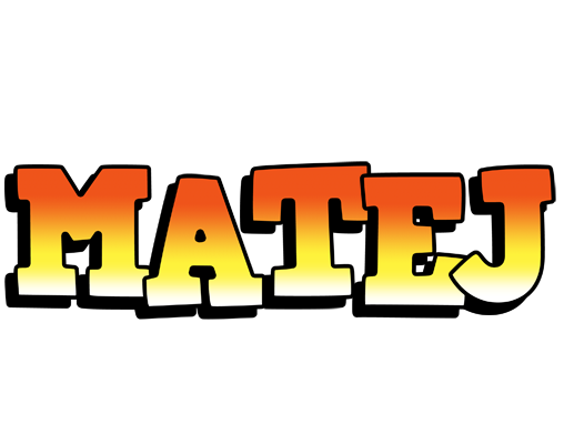 Matej sunset logo
