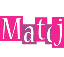 Matej whine logo