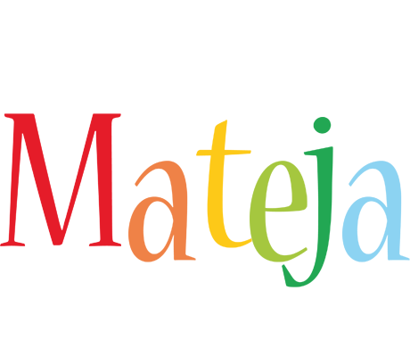 Mateja birthday logo