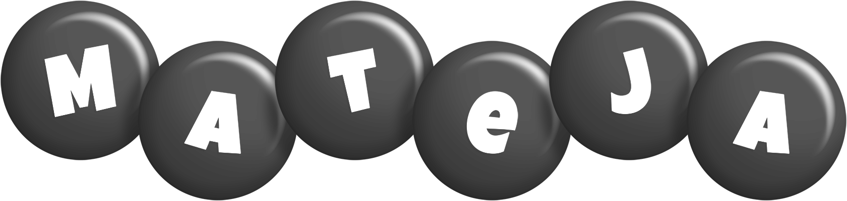 Mateja candy-black logo