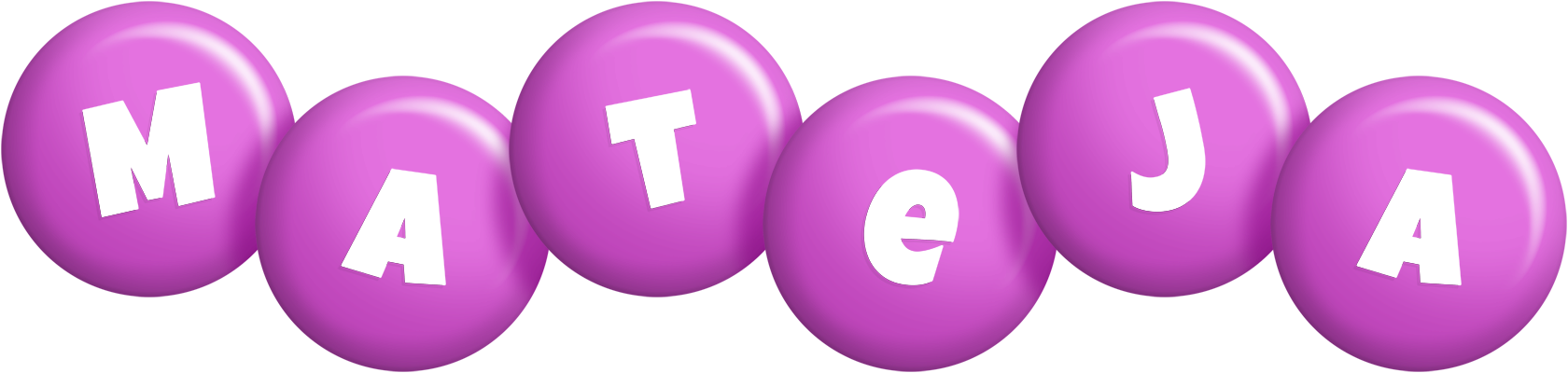Mateja candy-purple logo