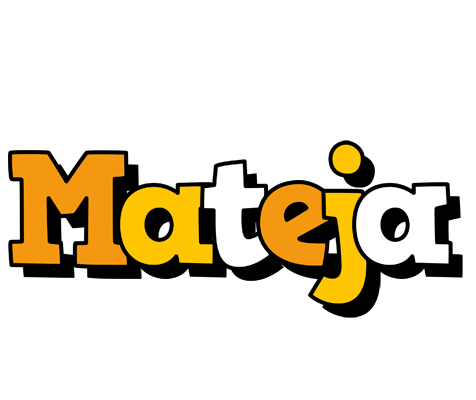 Mateja cartoon logo