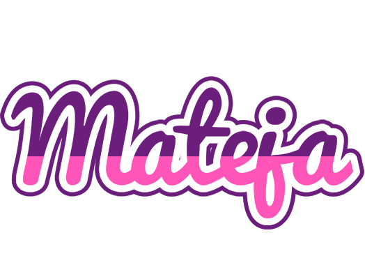 Mateja cheerful logo