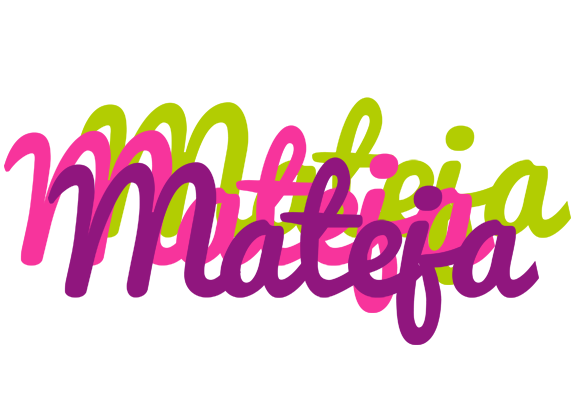 Mateja flowers logo