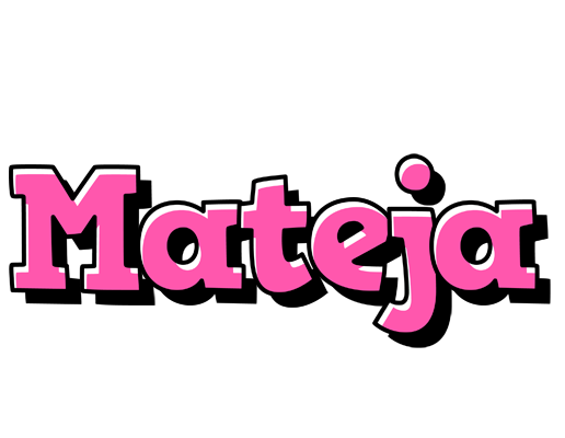 Mateja girlish logo