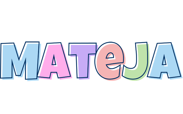 Mateja pastel logo