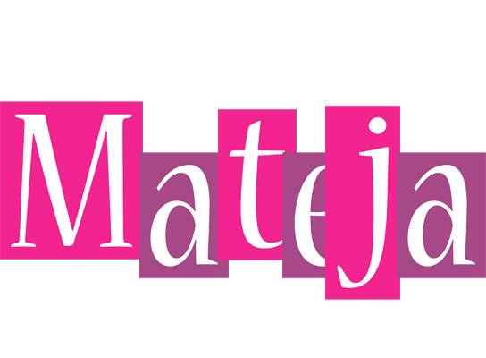 Mateja whine logo