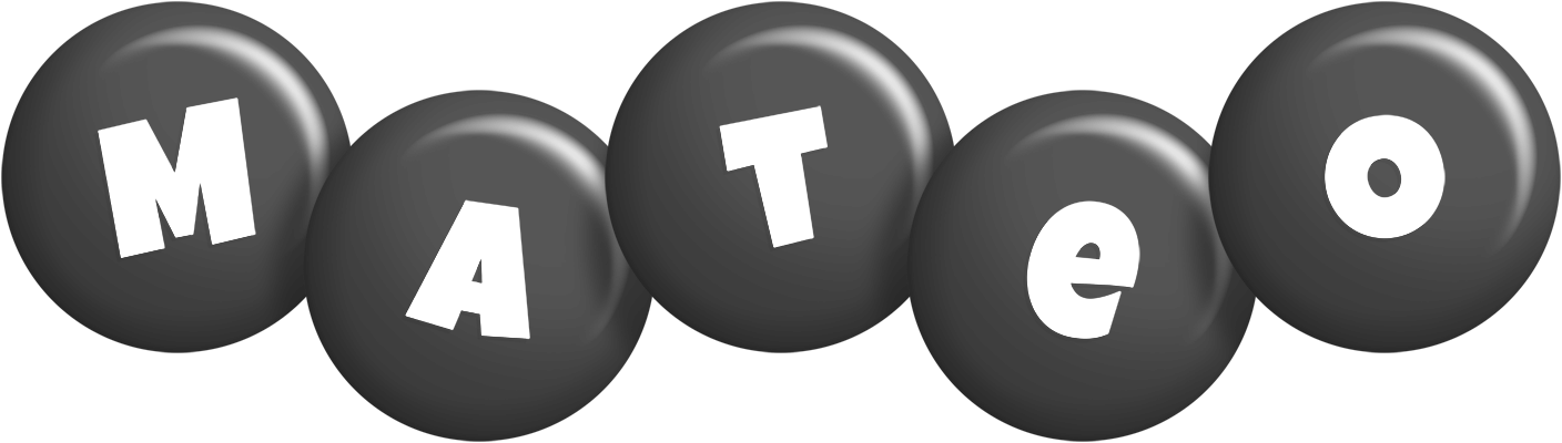 Mateo candy-black logo
