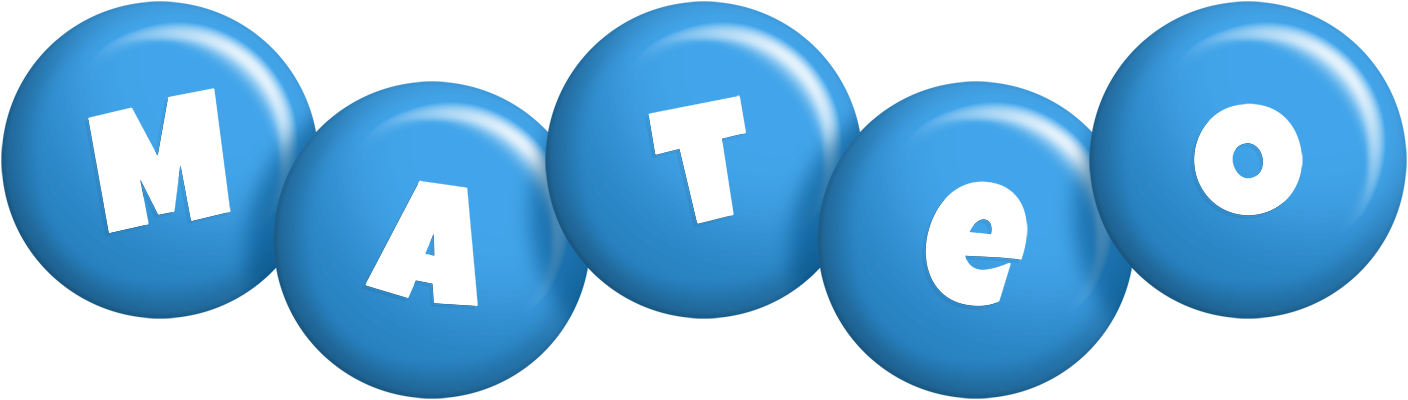 Mateo candy-blue logo