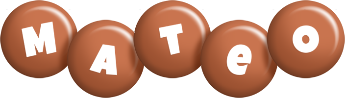 Mateo candy-brown logo