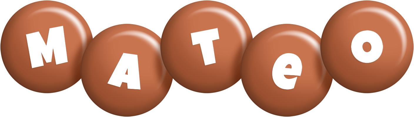 Mateo candy-brown logo